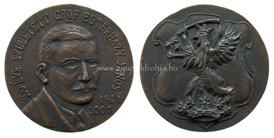 Horv�th S�ndor: 100 �ve sz�letett gr�f Esterh�zy J�nos 1901-2001